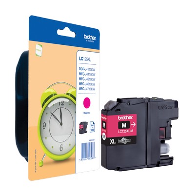Cartuccia Brother LC125XLM originale MAGENTA