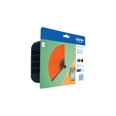 Cartuccia Brother LC129XLVALBP Multipack LC129XL (Conf. da 4 pz.) originale NERO + COLORE