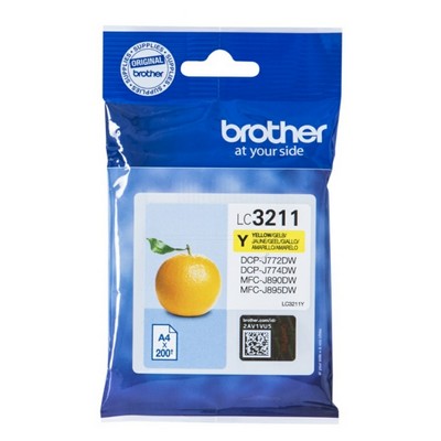 Cartuccia Brother LC3211Y originale GIALLO