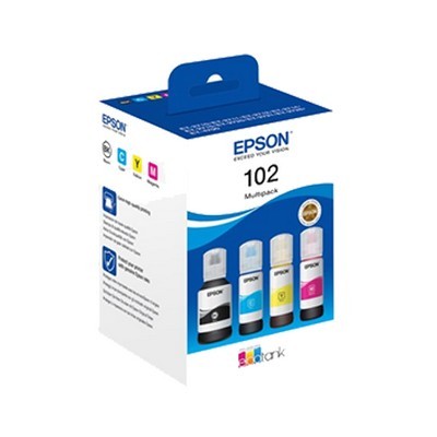 Cartuccia Epson C13T03R640 Multipack 102 (Conf. da 4 pz.) originale NERO + CIANO + MAGENTA + GIALLO