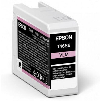 Cartuccia Epson C13T46S600 T46S6 originale MAGENTA CHIARO