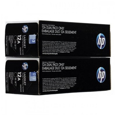 Toner Hp Q2612AD MUltipack 12A (Conf. da 2 pz.) originale NERO