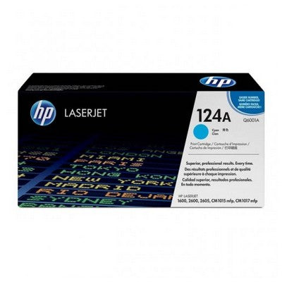 Toner Hp Q6001A 124A originale CIANO