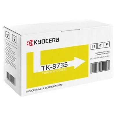Toner Kyocera-Mita 1T02XNANL0 TK-8735Y originale GIALLO
