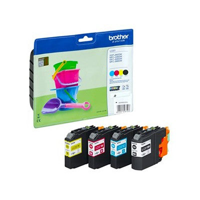 Cartuccia Brother LC221VALBP Multipack LC221 (Conf. da 4 pz.) originale NERO + COLORE