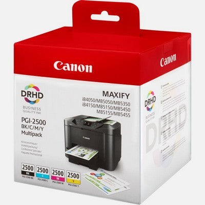 Cartuccia Canon 9290B004 Multipack PGI-2500 (Conf. da 4 pz.) originale NERO + COLORE