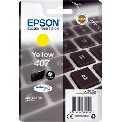 Cartuccia Epson C13T07U440 407 Tastiera originale GIALLO