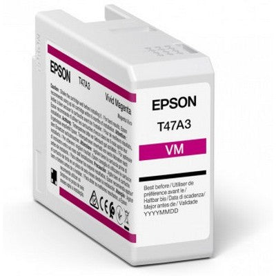 Cartuccia Epson C13T47A300 T47A3 originale MAGENTA VIVIDO