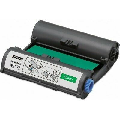Nastro per etichettatrice Epson C53S635005 RC-R1GNA originale VERDE